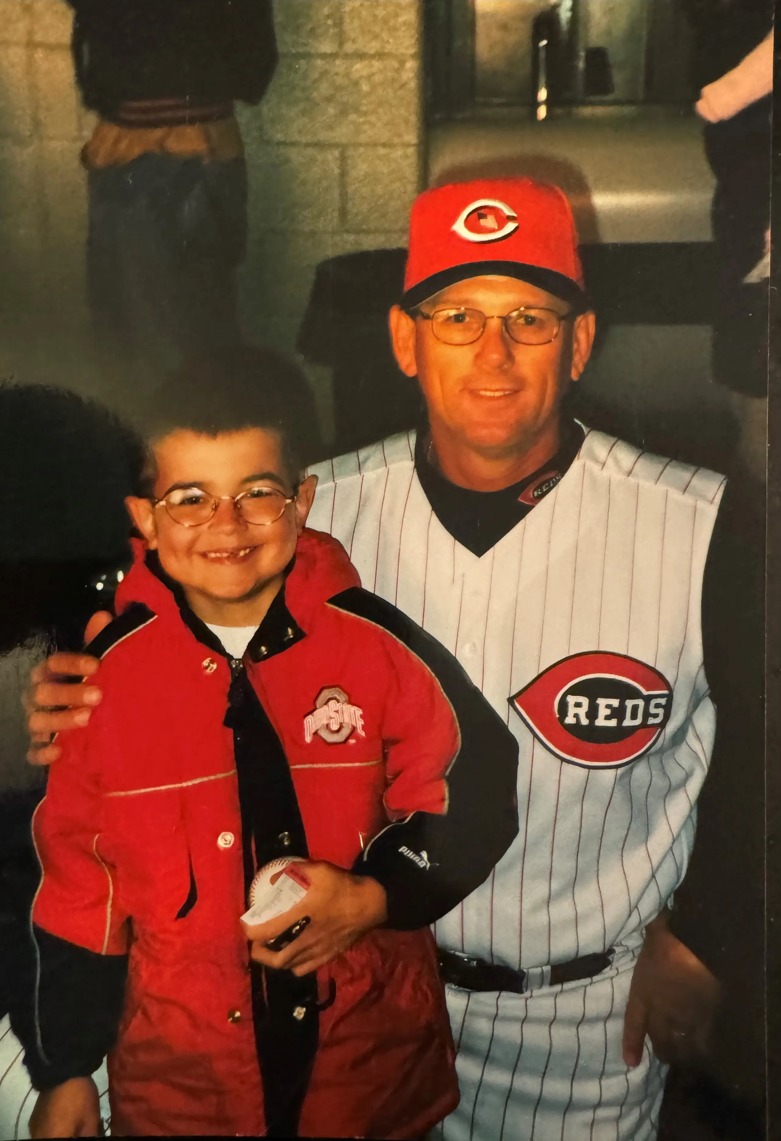 Alex with Tom Hume of the Cincinnati Reds